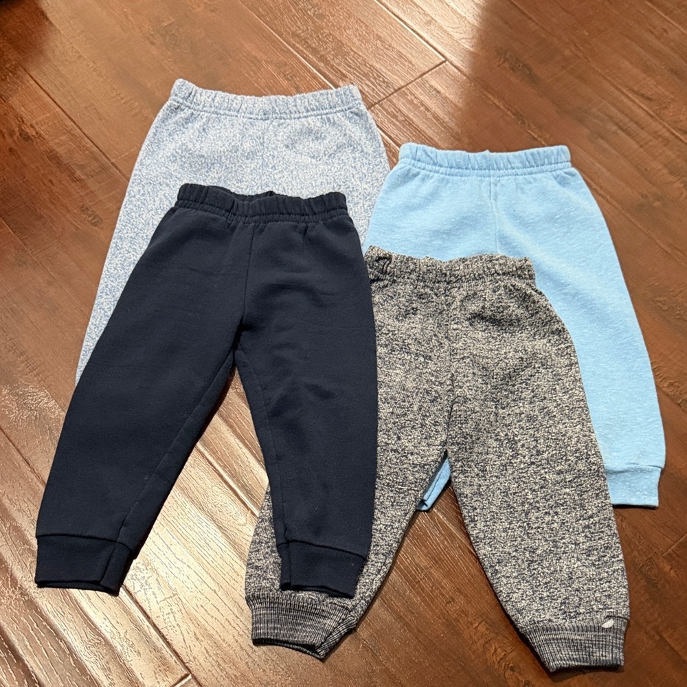 Kids' Cozy Sweatpants Set - Blue, Black, Gray